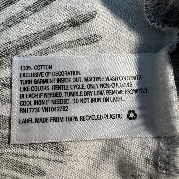 Women's a new day Tank Top Green Palm Fronds Pink PARADISE embroidery Vacation L - Picture 5 of 7